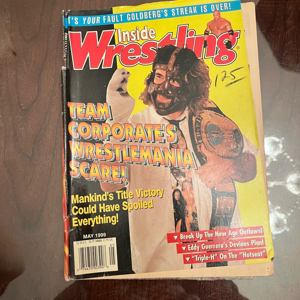 Inside Wrestling Magazine Issue May 1999 Mankind Rey Misterio Jr.